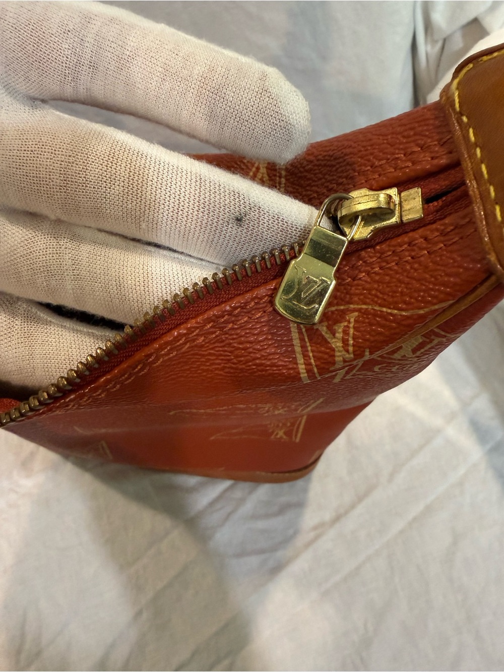 Vintage Louis Vuitton Cup Le Touquet Shoulder Bag In Red - Limited America’s Cup - Picture 3 of 16